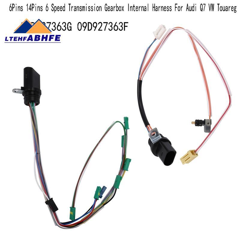 [ขายร้อน L]2PCS 09D927363ก 09ง927363F 09D 6Pins 14Pins 6 Speed Transmission Internal Harness สําหรับ