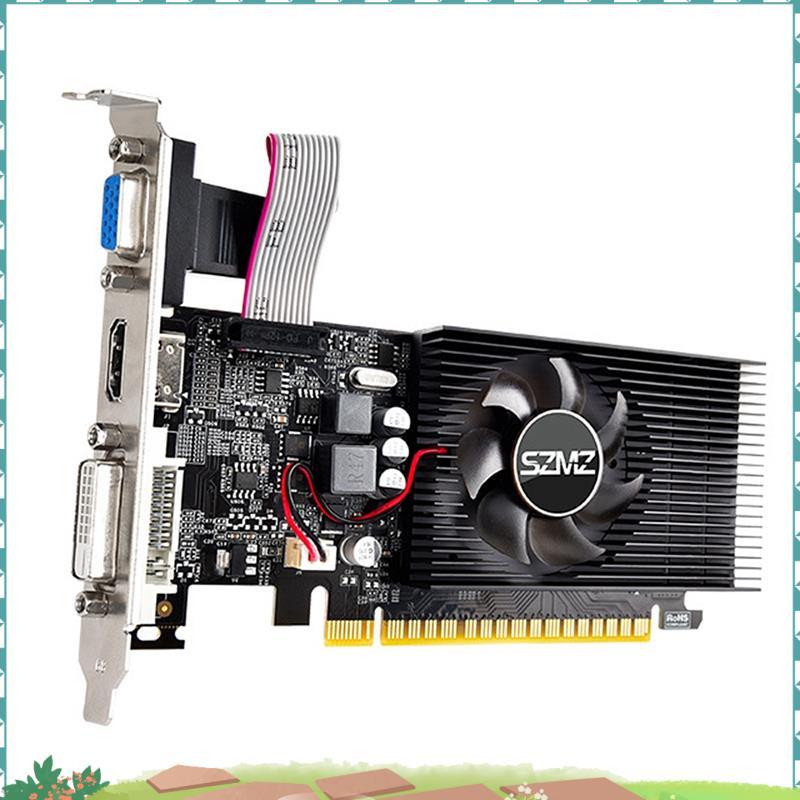 Uejfrdkuwg 1 ชิ้น GT730 4GB DDR3 128Bit กราฟิกการ์ดพร้อมพัดลมระบายความร้อน Low Profile กราฟิกการ์ดสํ