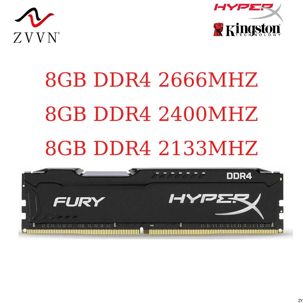 16G 8GB DDR4 2666MHZ 2400MHZ 2133MHZ DIMM เดสก์ท็อป RAM สําหรับ HyperX FURY Lot