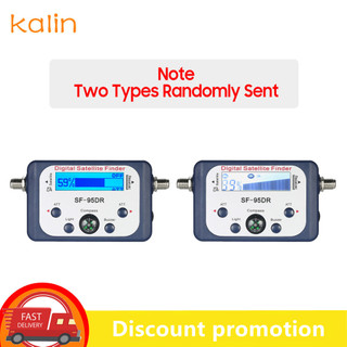 Kalin-th Kalin-th เครื่องค้นหาดาวเทียมดิจิตอลเครื่องวัดสัญญาณขนาดเล็กพร้อมจอแสดงผล LCD เข็มทิศ Satfinder