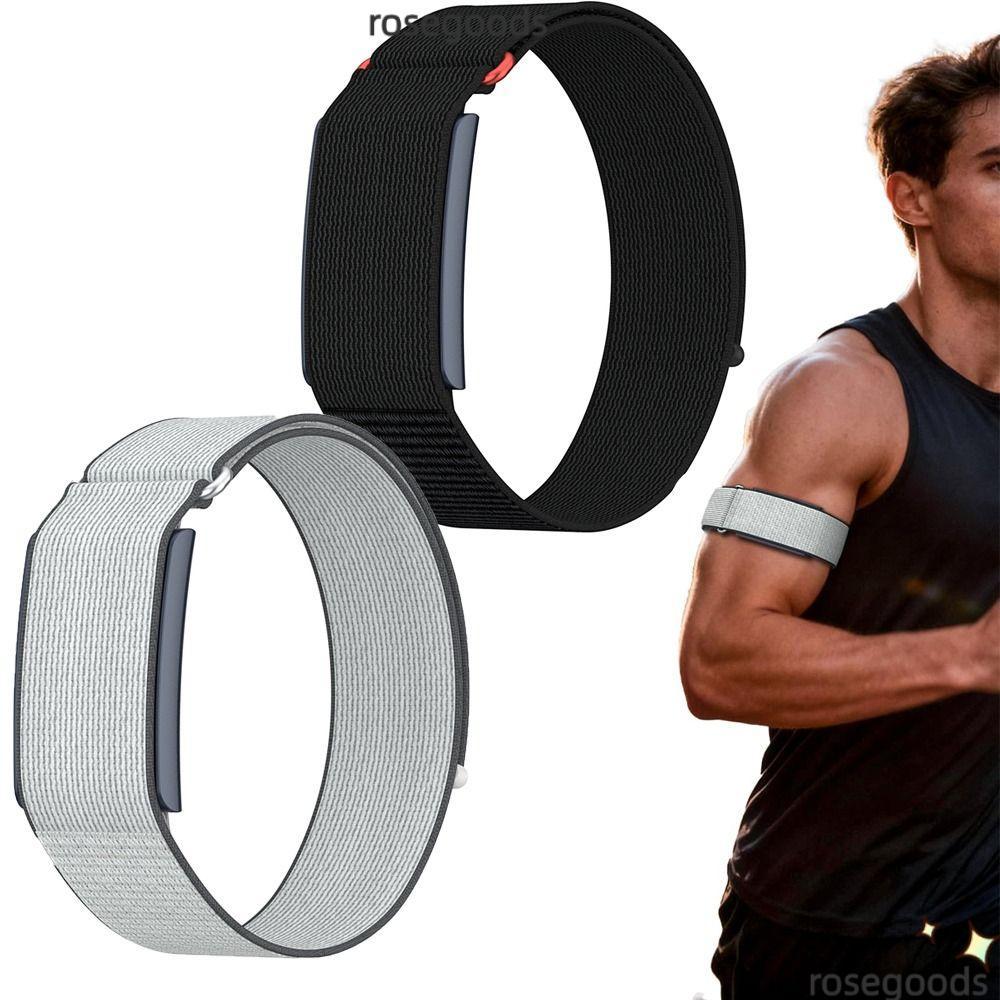 ROSEGOOD Sport Band Bicep Band, Breathable Loop Design Fitness Tracker Strap,ปรับไนลอน/ข้อเท้าสําหรั