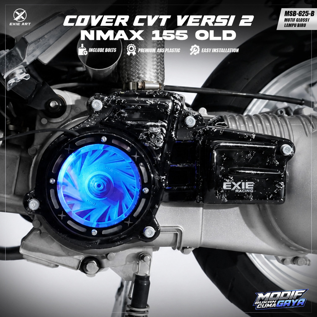 Nắp EXIE ART CVT NMAX OLD Version 2 Nắp motor CVT Yamaha NMAX 155 OLD