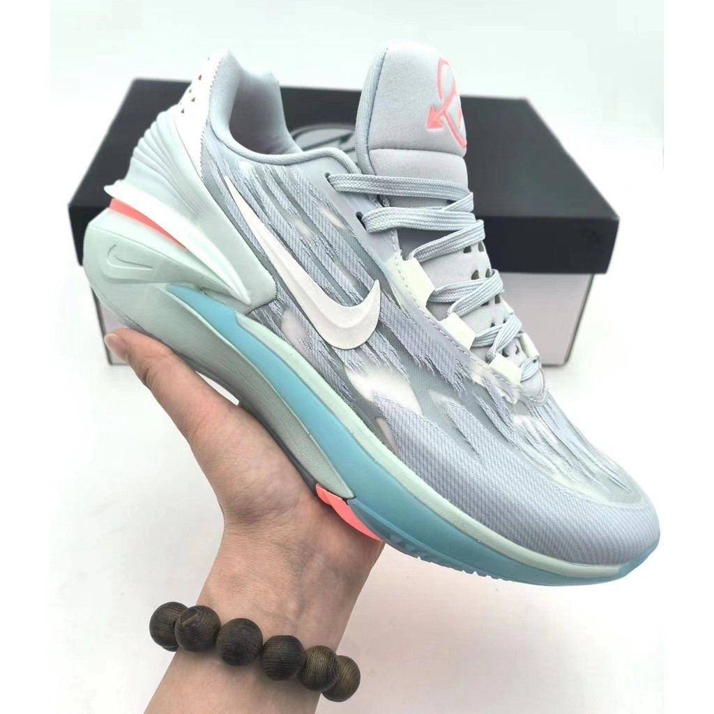 [ประกอบ NK] GT Cut 2 รุ่นที่สองกันกระแทก Ice Blue Mens Practical Combat Air Cushion รองเท้าบาสเก็ตบอ
