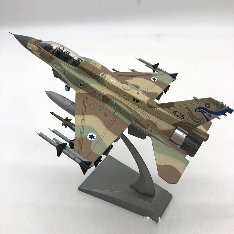 1: 72 อิสราเอล F-16I Storm Fighter F-16D Fighting Falcon จําลองผลิตภัณฑ์สําเร็จรูปเครื่องบินรุ่นเครื