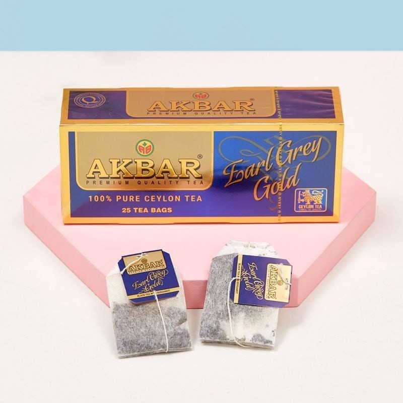 AKBAR ศรีลังกานําเข้า Jinzhi Series Ceylon Earl Grey Black Tea Jasmine Green Tea Bag สิ่งที่ดี260901