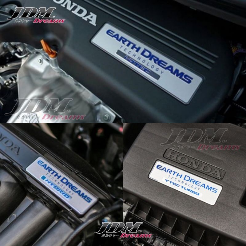 Original Honda Earth Dreams เทคโนโลยีป้ายสัญลักษณ์ iVTEC iVTEC TURBO HYBRID City Jazz Fit HR-V Civic