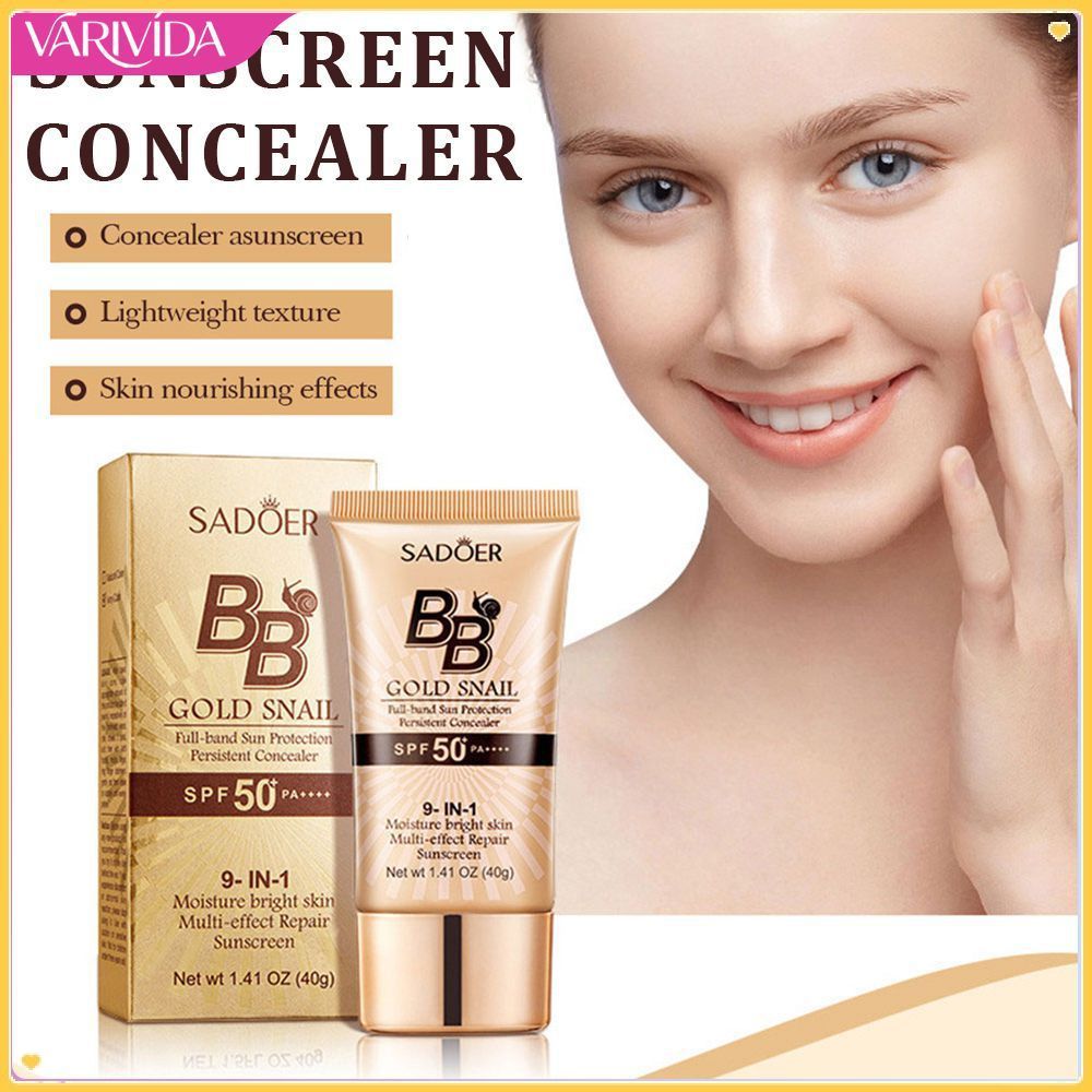 【เก็บเงินปลายDทาง】 【จัดส่งภายใน 3 วัน】 ครีมรองพื้นและคอนซีลเลอร์ IU BB Cream - 40 กรัม SPF 50 PA++++
