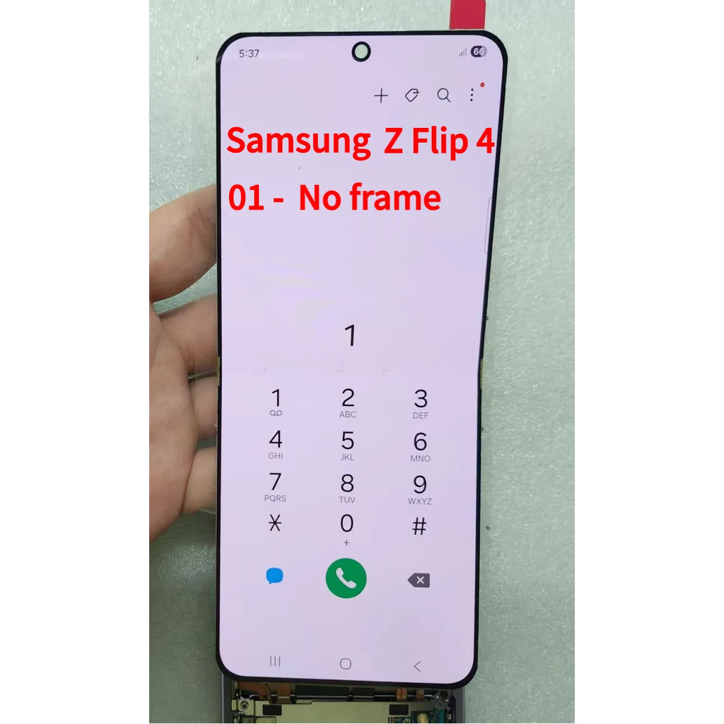 สําหรับ Samsung Z Flip4 5G LCD F721 จอแสดงผล Touch Screen Assembly Replacement SM- F721B F721U F721N