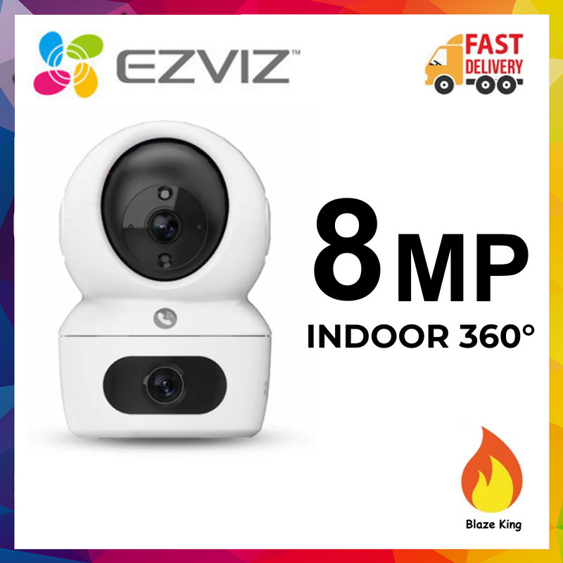 Ezviz H7C Dual Lens (4MP + 4MP) 1440P 2K+ Pan/Tilt Two Way Talk Color Night Vision WiFi Indoor Secur