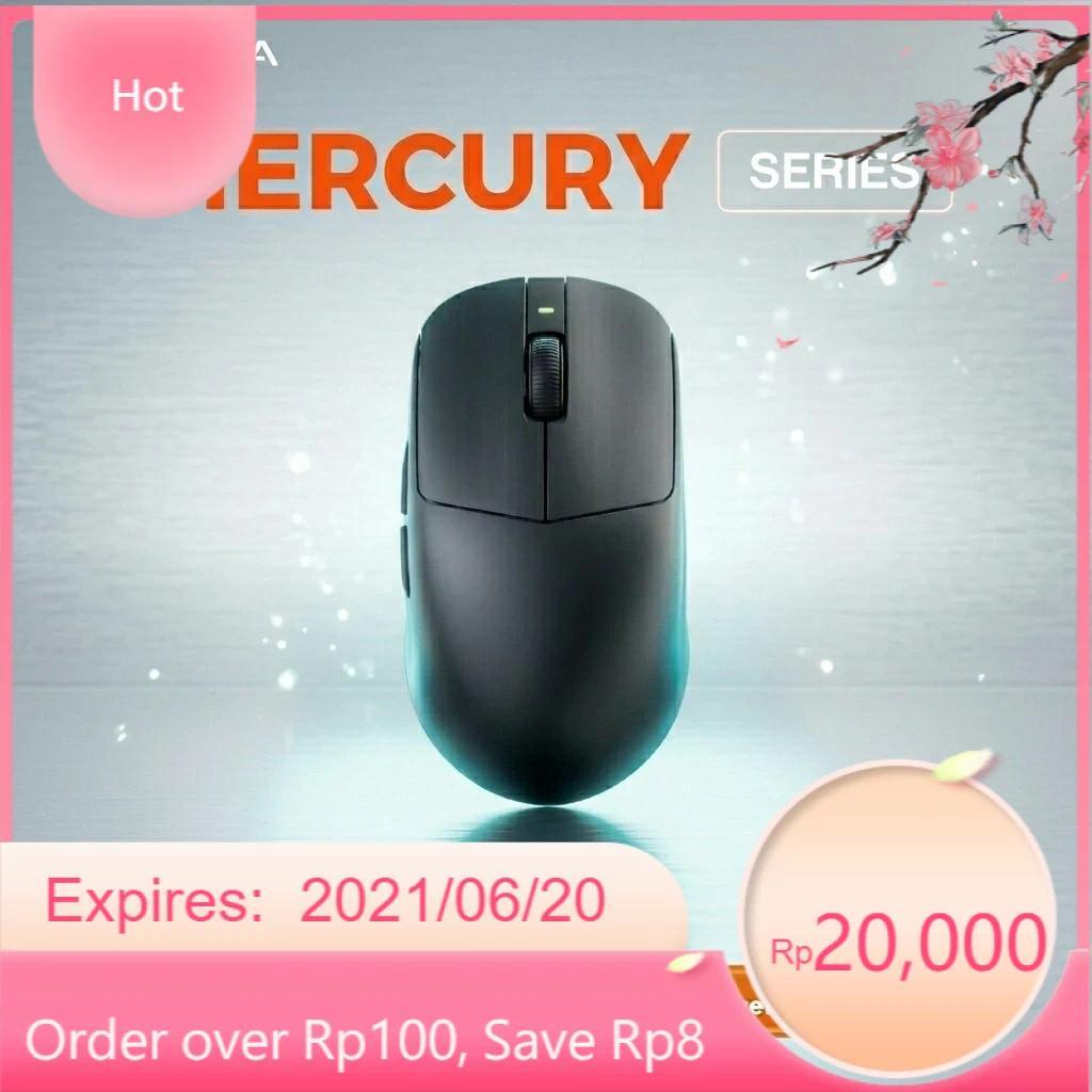 KYSONA Mercury Pro เมาส์เกมมิ่งไร้สาย PAW3395 น้ำหนักเบาพิเศษ 41g รองรับ 8KHz Tri-Mode