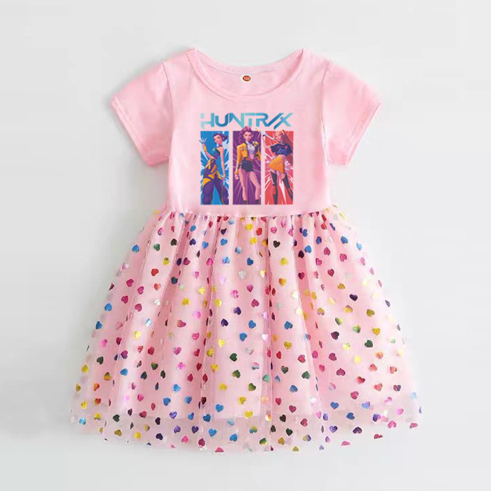 Kids Rumi Mira Zoey kpop Huntrix Dress Super Soft for Girls Kids Dress