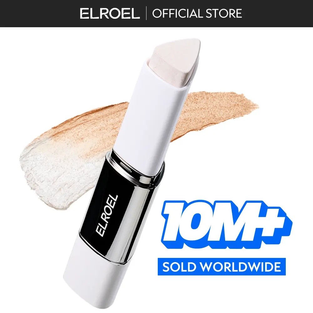 [ELROEL Official Store] ELROEL Blanc Cover Cream Stick V White - รองพื้นแบบแท่งแขวนสีเกาหลีพร้อม Vol
