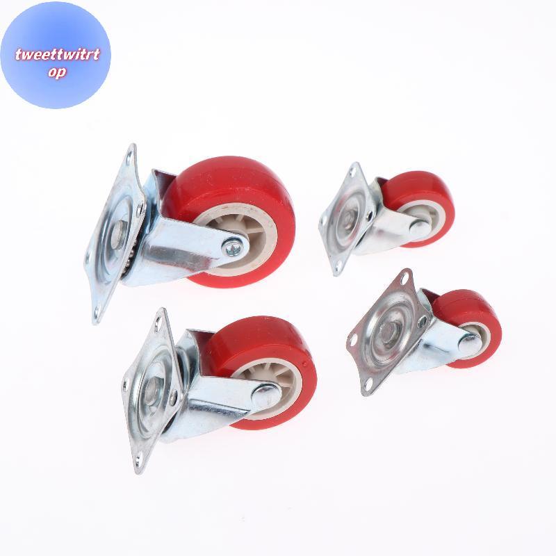 DOUSUN 4 Pa Heavy Duty หมุน PVC ล้อ Universal อุตสาหกรรม Castors สําหรับดอกไม้รถเข็น Workbench เฟอร์