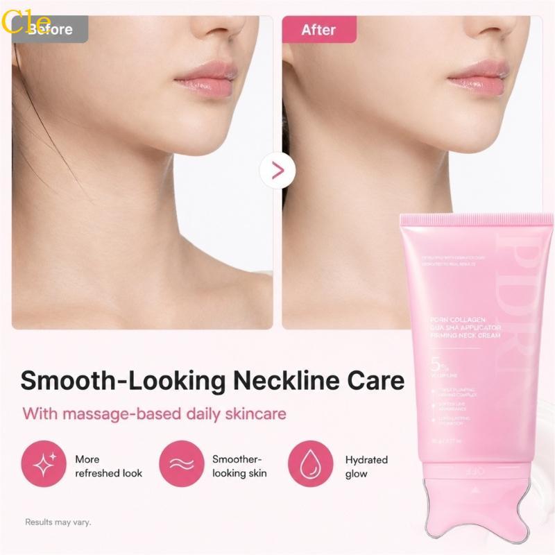 ครีมทาคอโลชั่น Cle Light Formulated with Water and Glycerin with Built-In Applicator for Smooth Cove