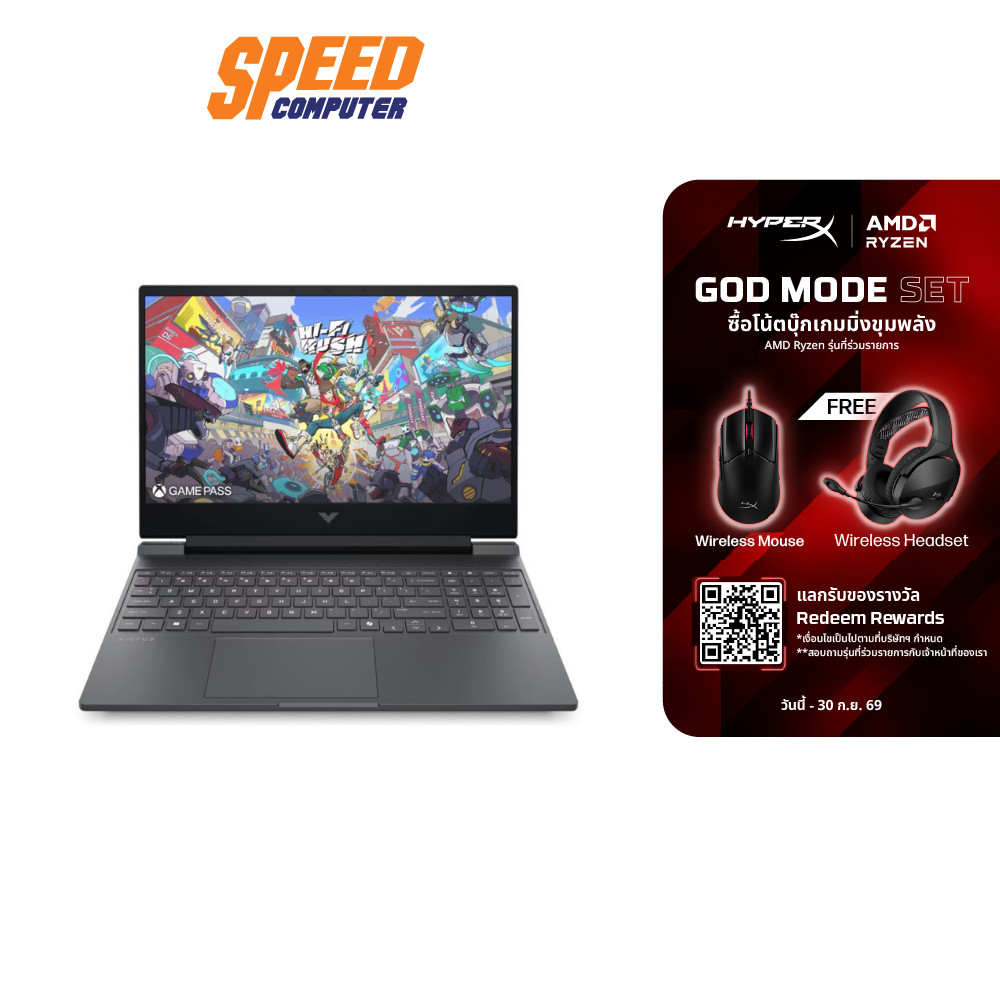 HP VICTUS GAMING 15 FA2273TX Intel Core I5-14500HX RTX 4050 Notebook(โน๊ตบุ๊ค) By Speed Computer