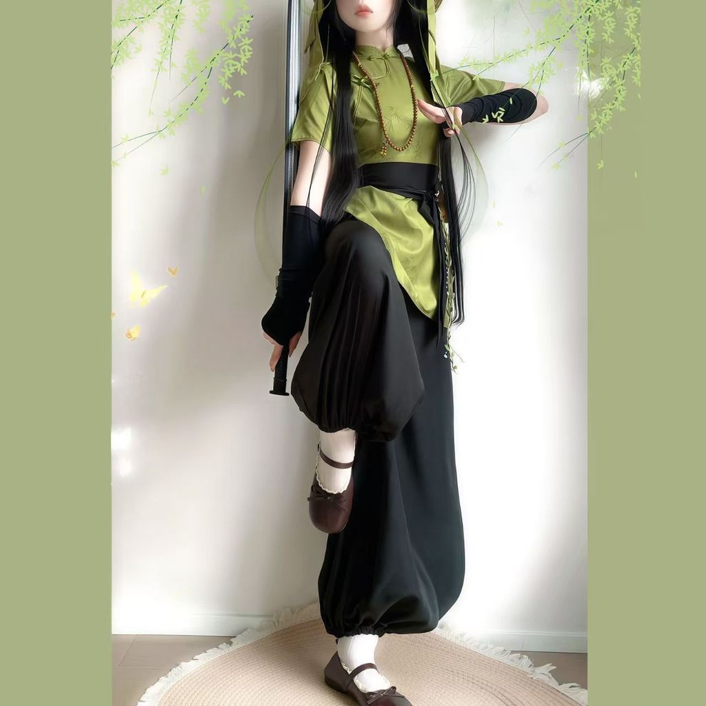 Hanfu หญิง Sun Shangxiang cos Miss China สาว Cheongsam Bloomers ทุกวันศิลปะการต่อสู้สไตล์ชุดอะนิเมะเ