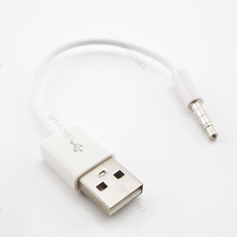 USB Data Adapter Cable 3.5mm Jack 4Pole Male Plug Connector to USB 2.0 type A Male TH29B3