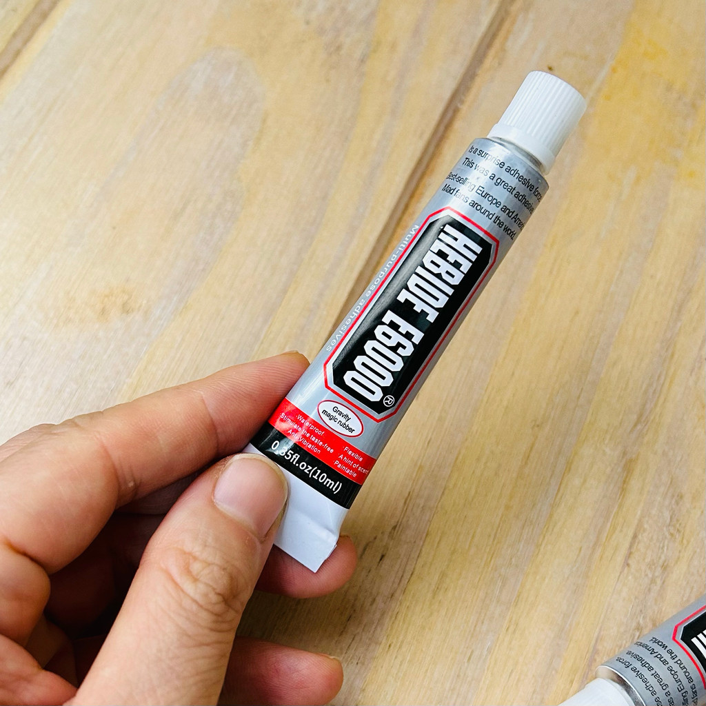 E6000 ขนสัตว์เพชรเหนียว ผ้า ปากทอง หนัง และวัสดุอื่นๆ เจลเจล Super Glue 10ml