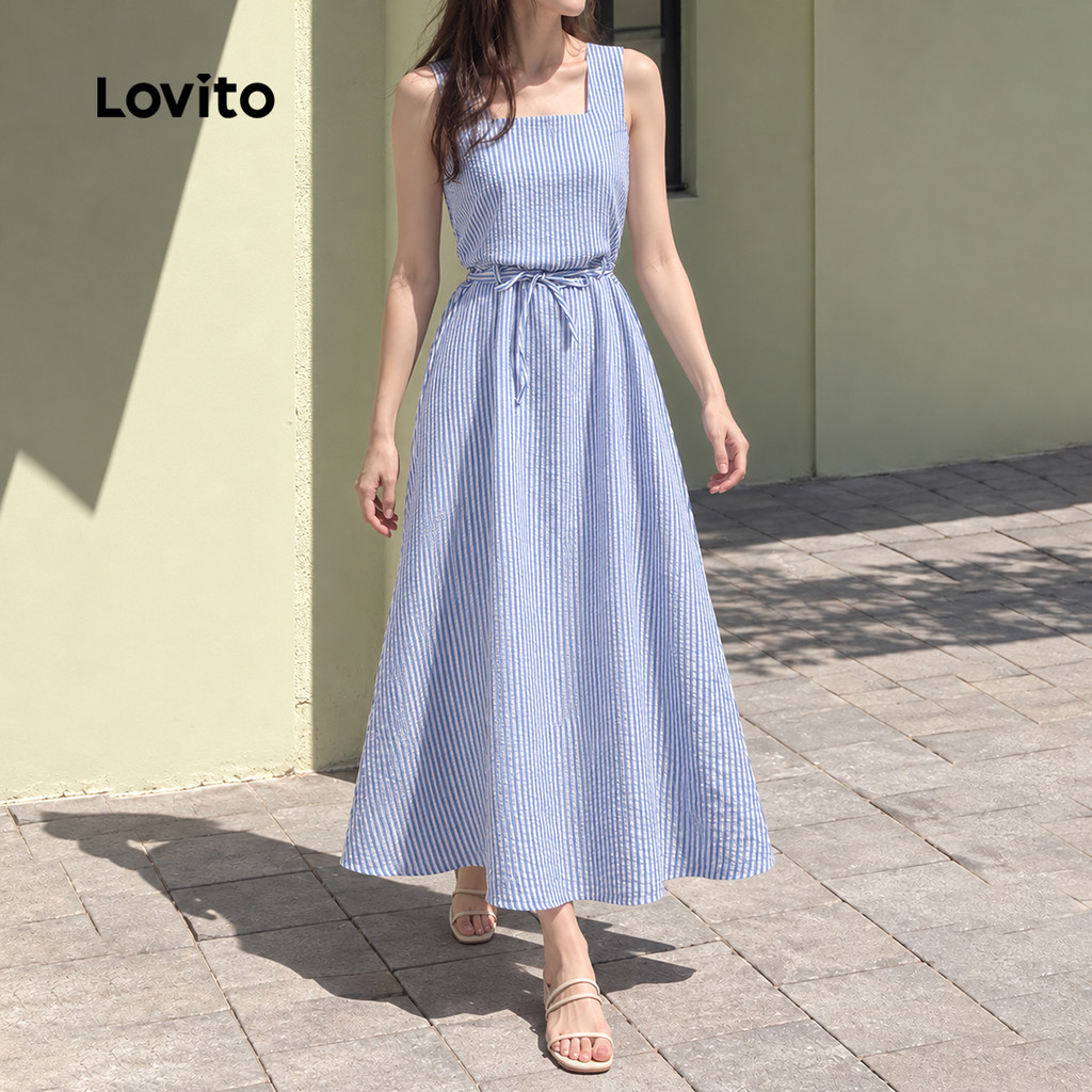 Lovito أوفرول نسائي — أزرق — صورة 6