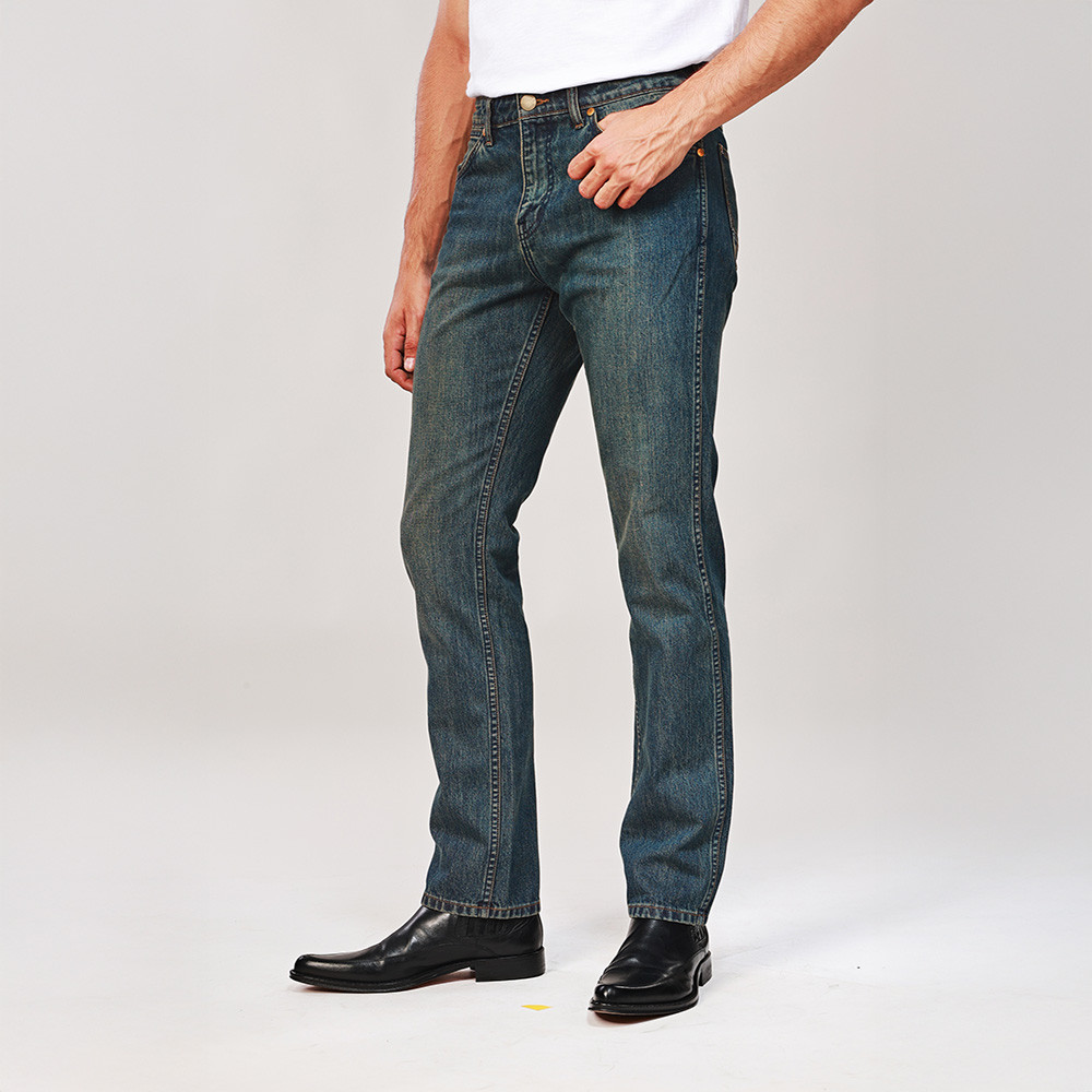 رانجلر جينز Legends مستقيم ـ رجالي أزرق غامق — صورة 3