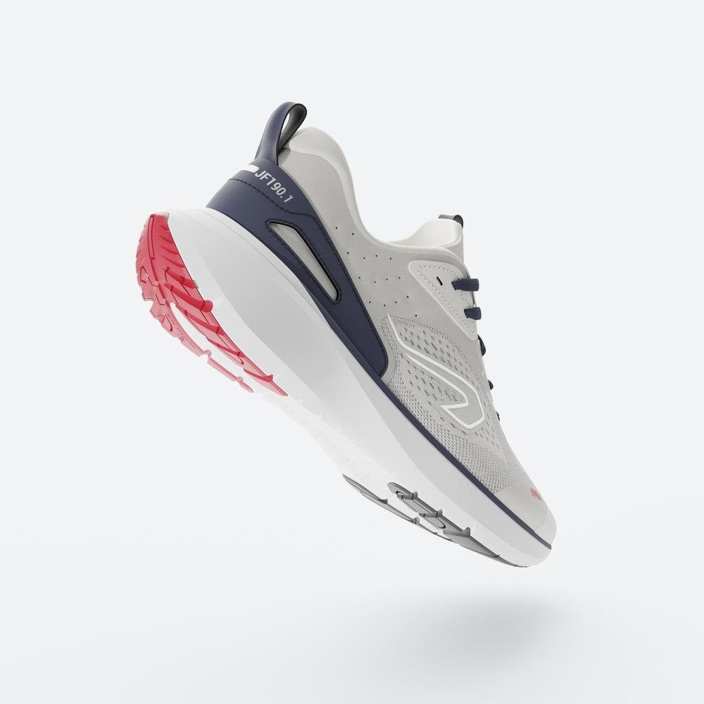 حذاء جري Jogflow 190.1 ديكاتلون ـ رجالي أبيض — صورة 4