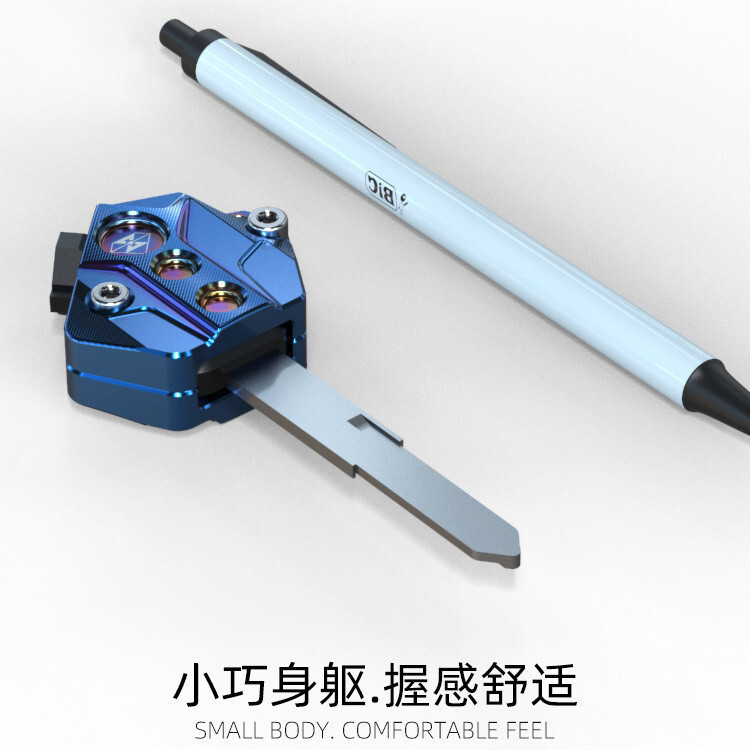 เหมาะสําหรับ Suzuki UY125 Key Head ดัดแปลงสกู๊ตเตอร์ UU125 ฝาครอบกุญแจประตูไฟฟ้า Key Handle ShellTH9