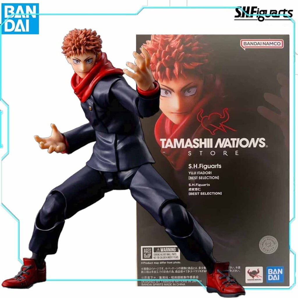 Bandai TNT SHFiguarts SHF YUJI ITADORI เลือกที่ดีที่สุด Jujutsu Kaisen อะนิเมะ Action Figure ของเล่น