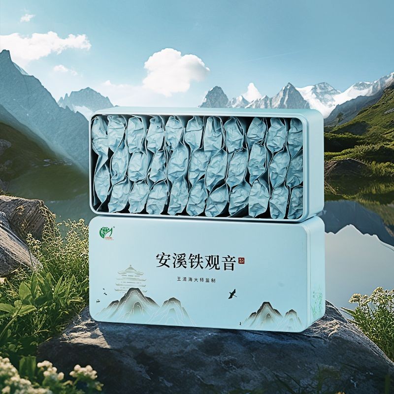 ชาอันซี Tie Guan Yin 2024 ใหม่ เกรดพรีเมี่ยม ชาหอมเย็น 250g*2 กล่องของขวัญ Tie Guan Yin ชาอันซี Tie 