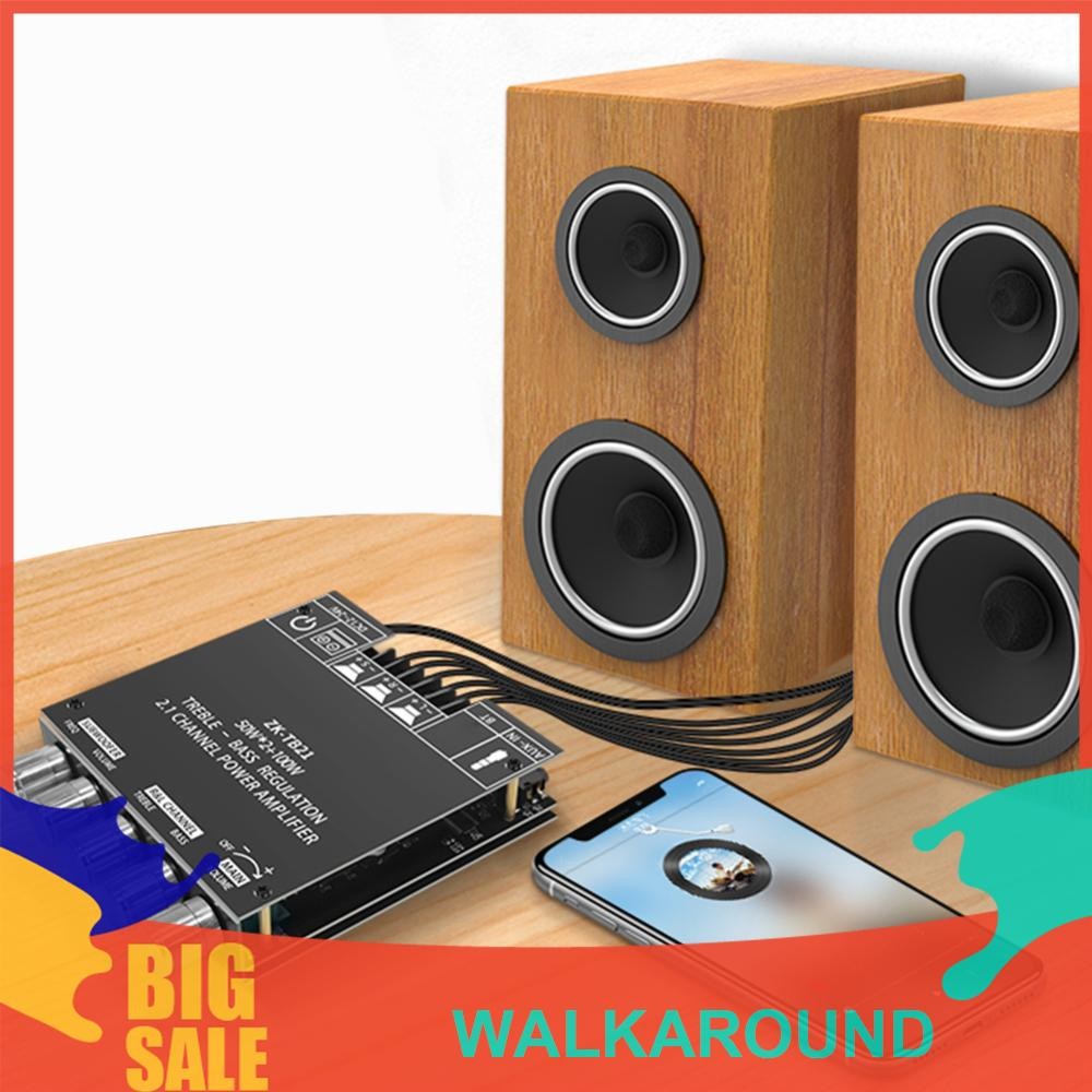 2x50W + 100W 2.1 Channel Mini Board CS8673E/TPA3116D2 Chip HIFI Audio Power Amplifier Board AM Inter