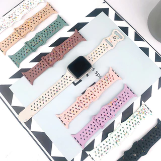 สายยางซิลิโคนอ่อนสำหรับ for Apple Watch Ultra 3 2 49มม Iwatch Series 11 10 9 8 7 6 5 SE 3 2 46 45 44 42 40 38มม