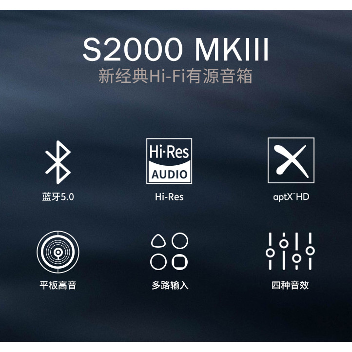 EDIFIER/EDIFIER S2000MKIII HIFI Class 2.0 Active Speaker ลําโพงบลูทูธ 5.0