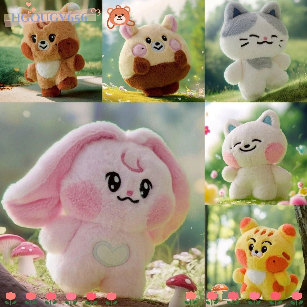 HGOUGVT Ive ตุ๊กตาตุ๊กตา,การ์ตูน Kpop Won ตุ๊กตาหนุ่มของเล่นตุ๊กตา,ผ้าฝ้าย Ive รูป Plushies ของขวัญ