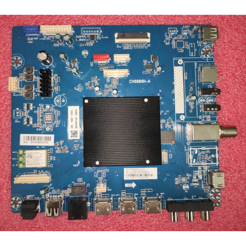 CV6886H-A ต้นฉบับ 4K TV WiFi เมนบอร์ดเครือข่ายสําหรับ typ le65aqst6ug