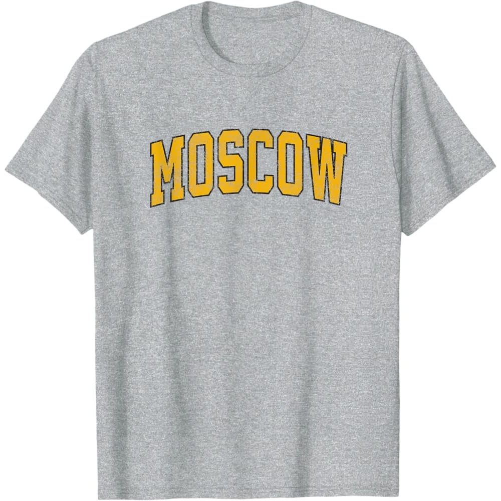 Moscow เสื้อยืดของที่ระลึกรัสเซียหลายลาย - เสื้อของที่ระลึก Moscow รัสเซียชุด 4