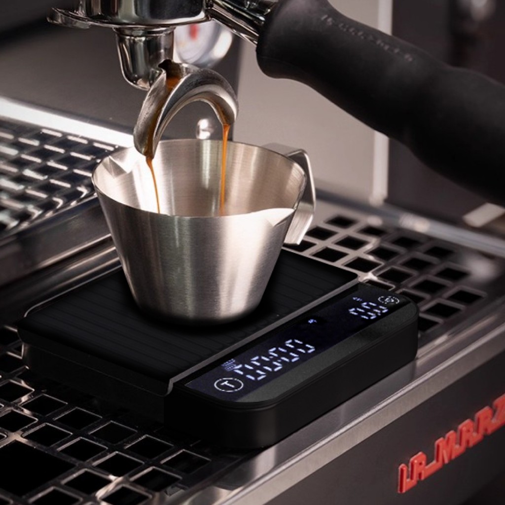 เครื่องชั่งกาแฟ LED ดิจิตอล กันน้ำ ทนร้อน แผ่นยางกันลื่น Coffee Scale