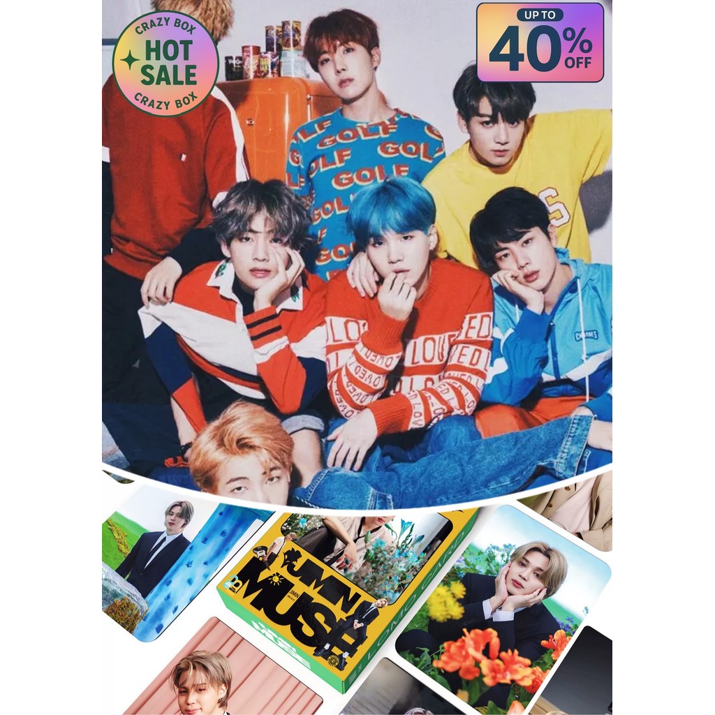 55 ชิ้น/กล่อง BTS Jimin MUSE Solo อัลบั้ม Photocard Lomo Card Kpop Merch