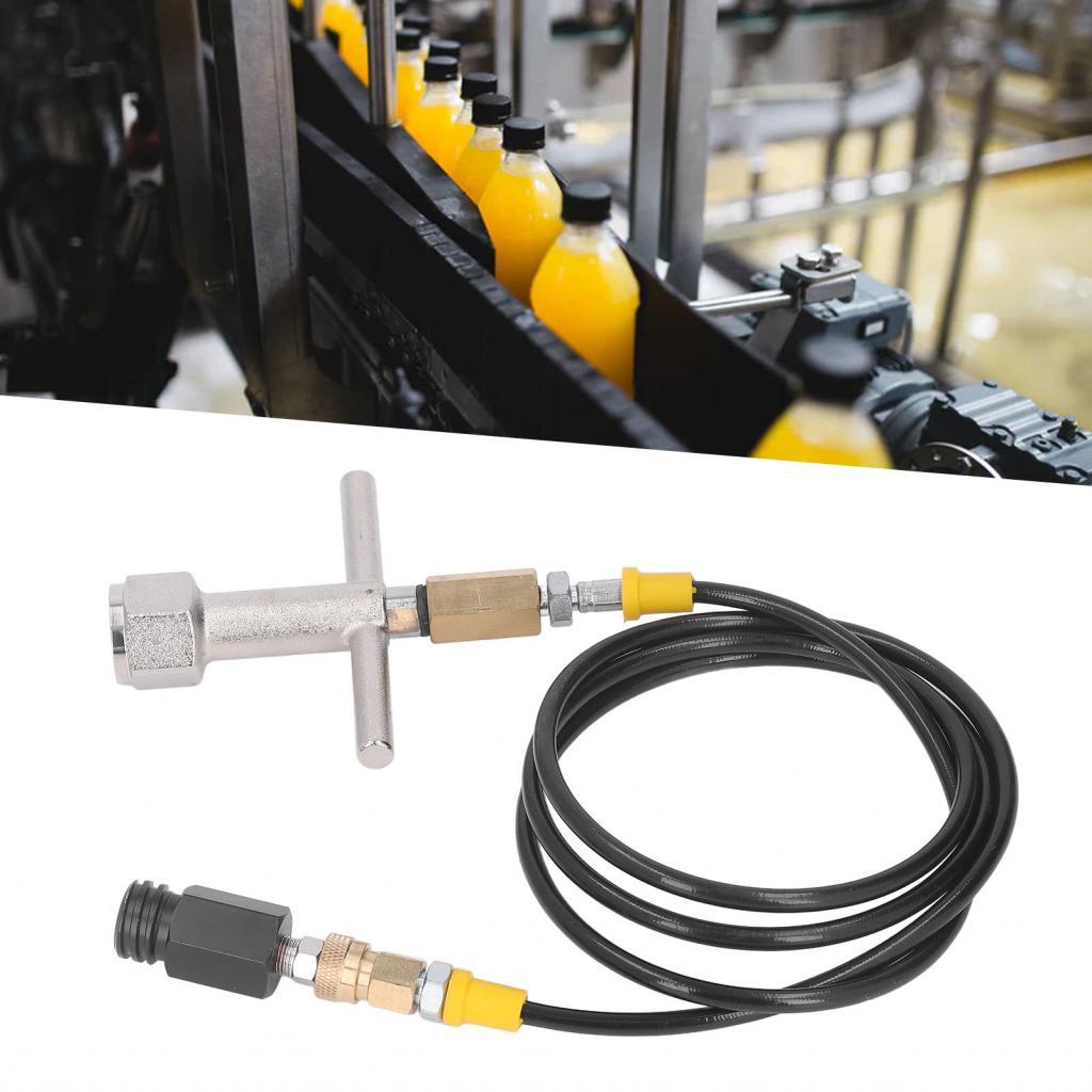 Supergoodsales Co2 เครื่องทําโซดาโดยตรงอะแดปเตอร์เชื่อมต่อกระบอกสําหรับท่อแรงดันสูงสําหรับ CO2 (W21.