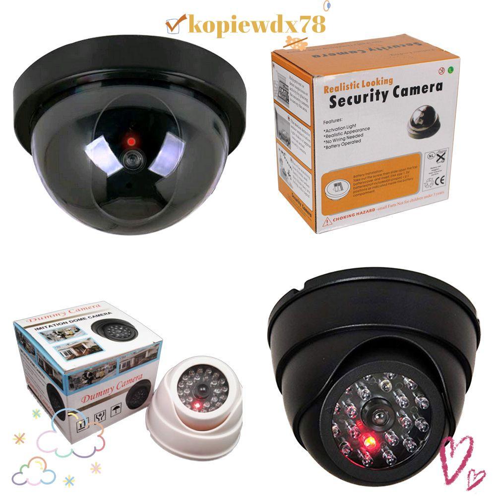 KOPIEWDX Dummy Camera Safety จําลองโดมกระพริบไฟ LED