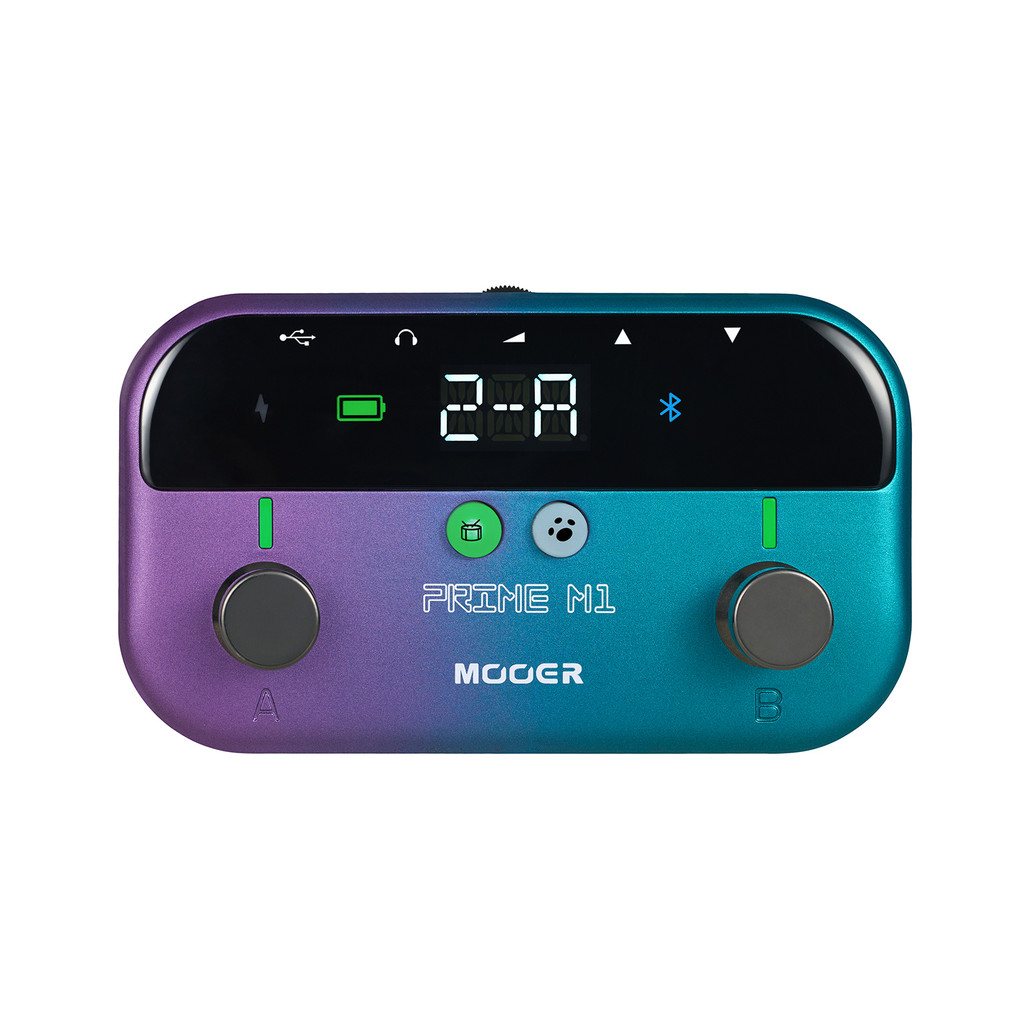 MOOER กีตาร์ไฟฟ้า Multi Effects Pedal Processo Drum Machine การบันทึก Tuner Looper กีตาร์