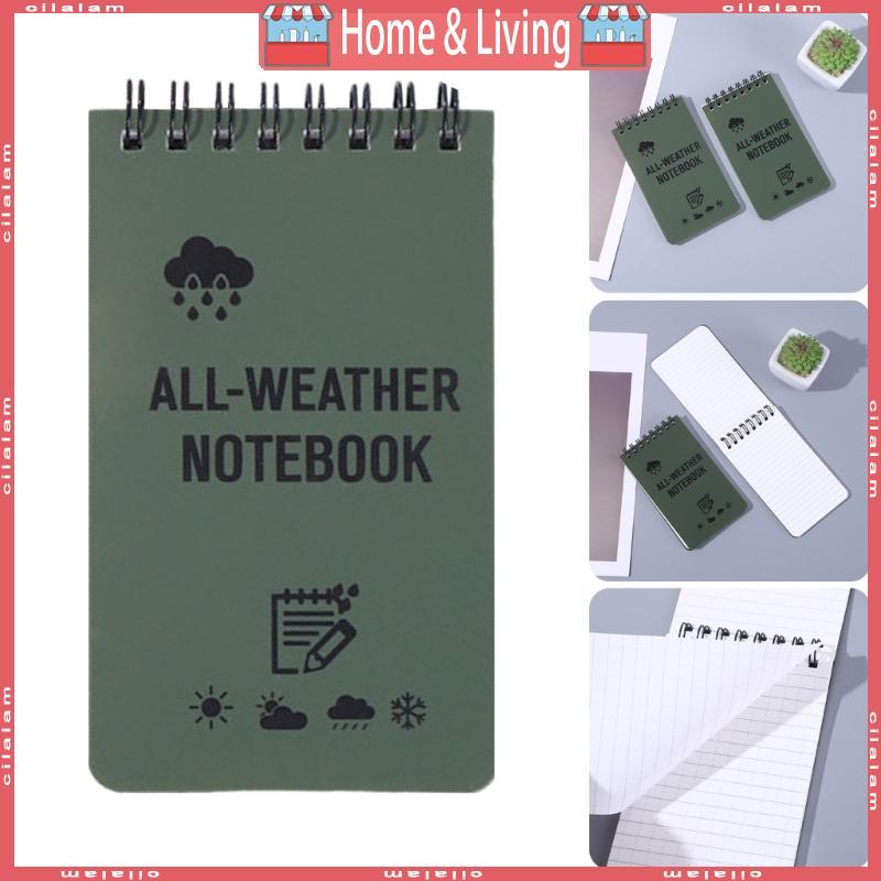 CI Weatherproof Notebook Waterproof Notebook Field Note Pad All Weather Paper Notebook for Office