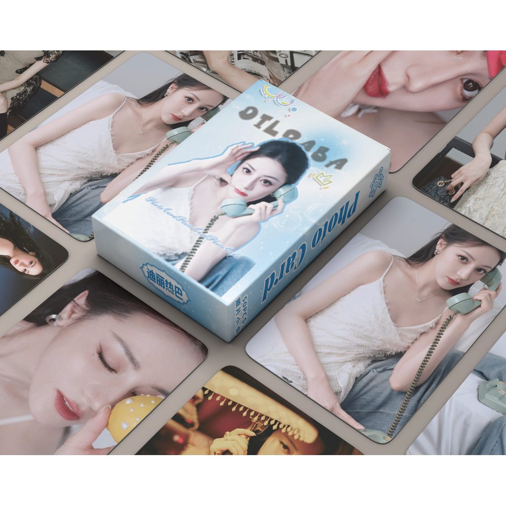 50-55pcs ละคร Actor Dilraba DIli Reba โฮโลแกรม Lomo การ์ด VEIL OF SHADOWS Lu Wuyi Wu Wangyan Chen Du