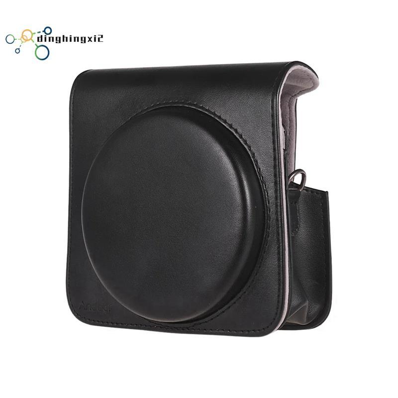 กระเป๋ากล้องหนัง PU พร้อมสายเคสกล้องสําหรับกล้องฟิล์มสําเร็จรูป Square SQ6