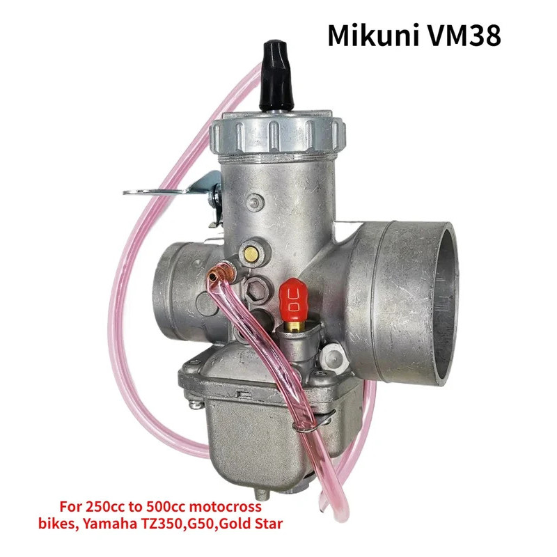 1PCS VM38 คาร์บูเรเตอร์สําหรับ Mikuni รอบสไลด์ VM Series Yamaha TZ350 Carburador 38 มม.VM3-8-9 250cc