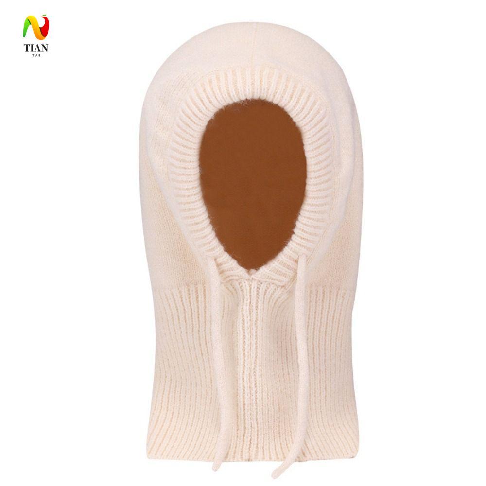 INQUIRY IMPACT ถักหมวก, Woolen Windproof Balaclava หมวก, แฟชั่นคอ Protector โพลีเอสเตอร์อุ่นคอ Beani