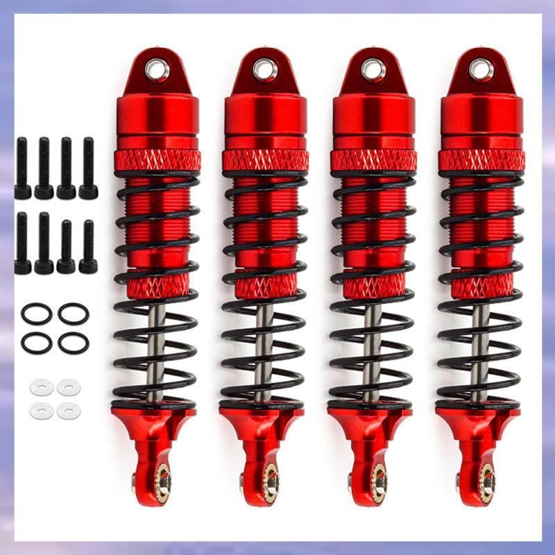 RC รถอัพเกรดด้านหน้าด้านหลัง Shocks Damper Kit สําหรับ 1/18 LaTrax #7665 อุปกรณ์เสริมอัพเกรดรถยนต์ D