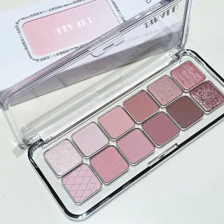 【24จัดส่งภายใน ชั่วโมง🔥】จานสีอายแชโดว์สิบสองสีไล่ระดับสี - แป้งละเอียดอ่อน - แมตต์อายแชโดว์ธรรมชาติ - จานอายแชโดว์แบบพกพา - เครื่องมือเครื่องสำอาง