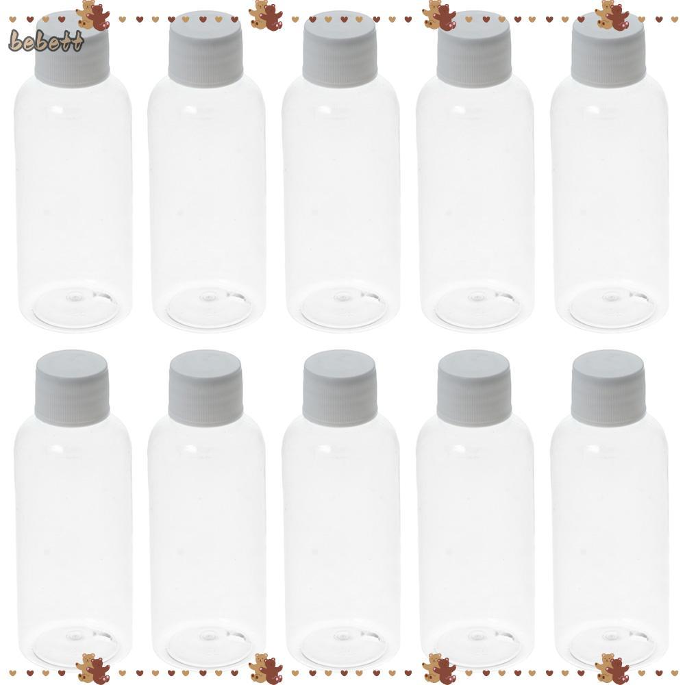 BEBETTERM 10 ชิ้น Ginger Shot ขวด Freezable Wellness Juice Shot 60ml พร้อมหมวกภาชนะพลาสติก