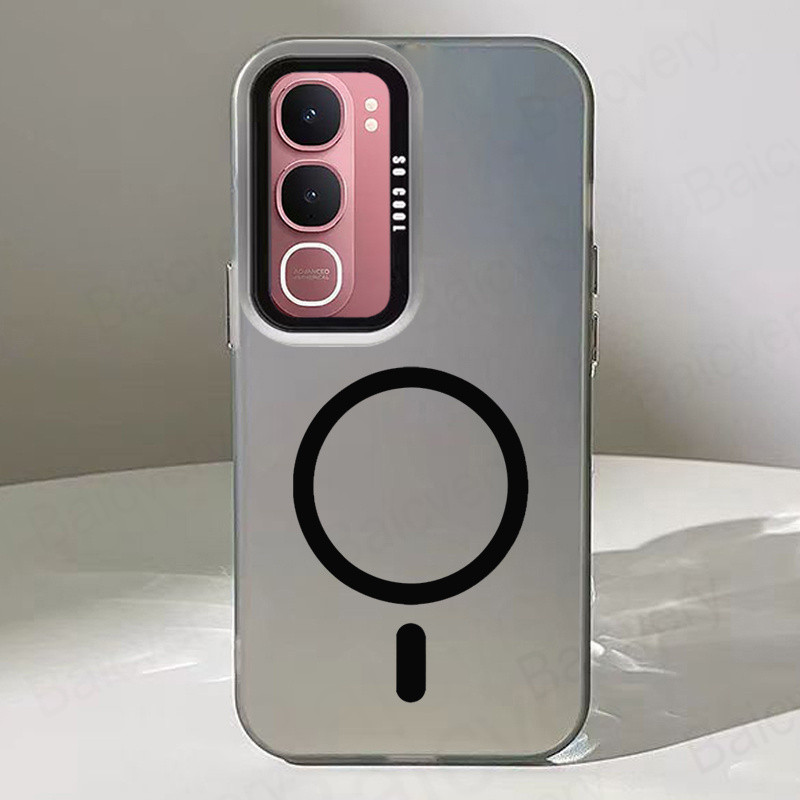 เคสแข็ง VIVO Y19S 4G / Y19S Pro / Y29 5G Casing with Magnetic Wireless Charger Sticker