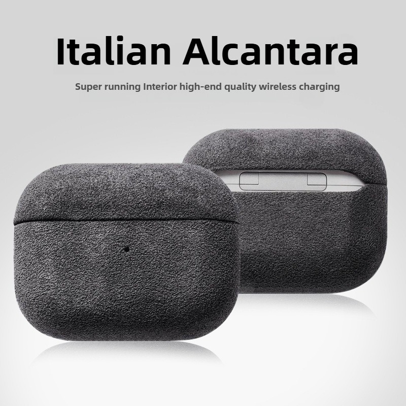 หรูหรา Alcantara สําหรับ AirPods Pro 3 (2025) หนังขนสัตว์สําหรับ AirPods 5/4 & Pro2 หูฟังไร้สายบลูทูธอุปกรณ์เสริม