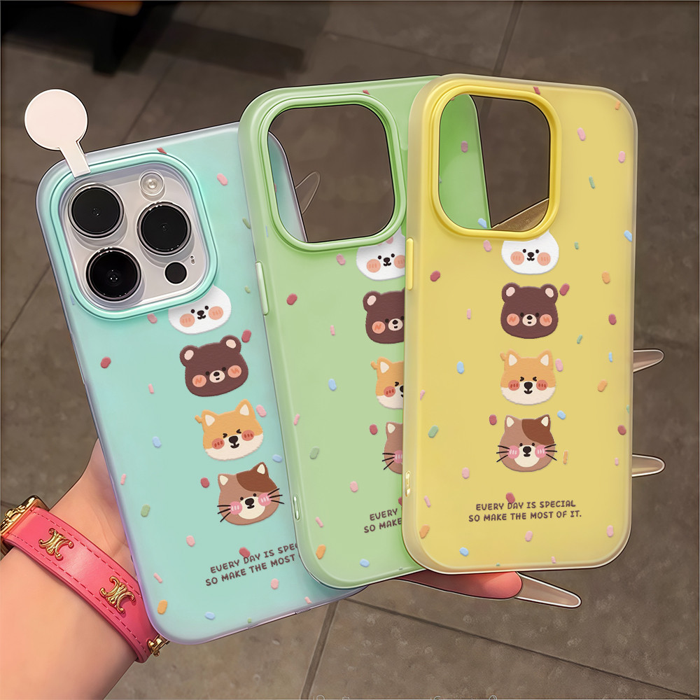 ของรุ่นใหม่ เคสมือถือรุ่น17 ตัวแอนิมอล สนุก เคสด้านครอบสองชั้น For IPhone17 16 11 12 13 14 15 PRO MAX XR XSMAX 6/7/8PLUS